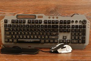 Новинка - ігрова клавіатура + миша HOCO GM 12 RGB