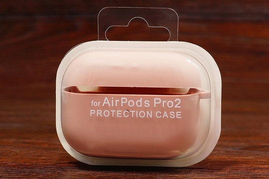 Футляр for Air Pods Pro 2 з мікрофіброю (pink sand)
