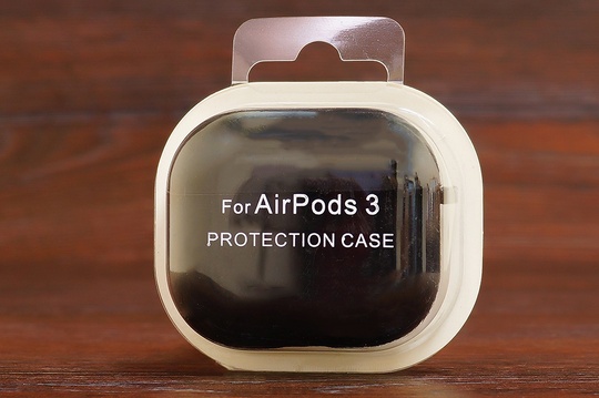 Футляр for Air Pods 3 з мікрофіброю (black)