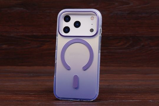 Накладка Gradient MagSafe Iph 18Pro Light purple