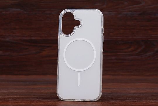 Silicone Case Phantom clear MagSafe Iph 16 White