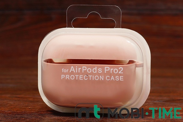 Футляр for Air Pods Pro 2 з мікрофіброю (pink sand)