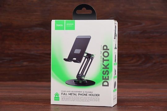 Тримач настільний HOCO HD15 4.5"-7.0" 360 (чорний)