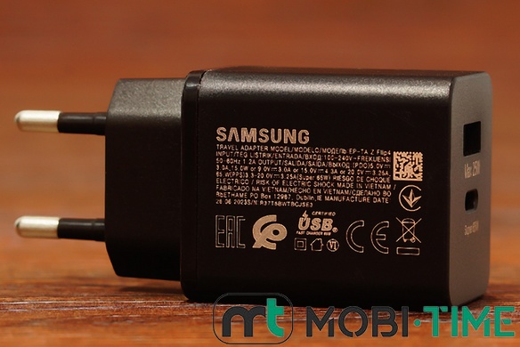 МЗП блок Sams 65W USB-C + 25W USB-A (чорний)