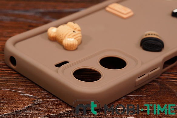 Силікон Toys Xiaom Redmi 12C Brown/bear