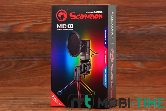 Мікрофон Marvo MIC-03 (чорний)