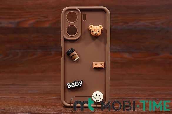 Силікон Toys Xiaom Redmi 12C Brown/bear