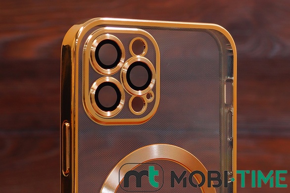 Силікон Shining Case MagSafe Iphone 12 Gold