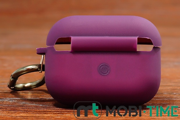 Футляр for Air Pods Pro 2 з мікрофіброю (plum)