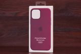 Silicone Case MagSafe iPhone 12ProMax Maroon (42)
