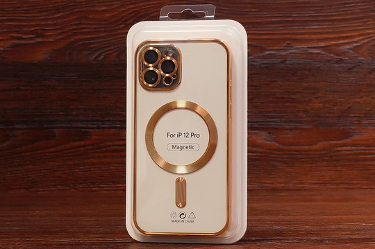 Силікон Shining Case MagSafe Iph 12Pro Gold