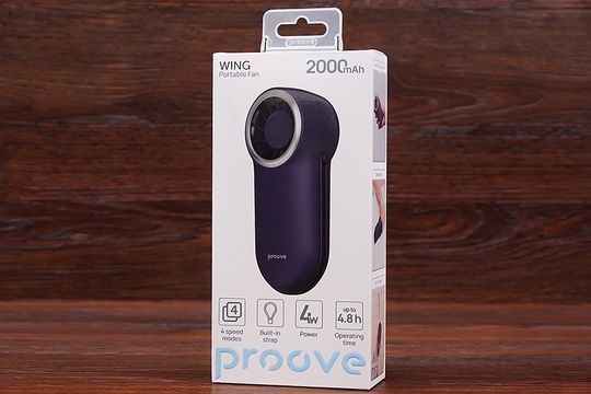 Портативний вентилятор Proove Wing (синій)