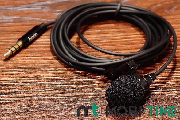 Мікрофон Hoco L14 3.5 для телефона (2m) (чорний)
