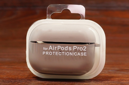 Футляр for Air Pods Pro 2 з мікрофіброю (pebble)