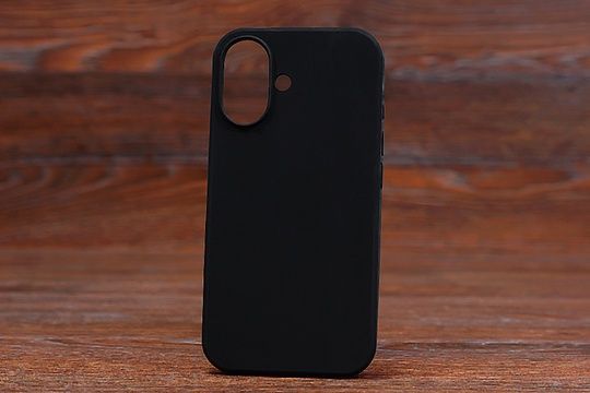 Silicone Case (no logo) Iph 16+ Black (18)