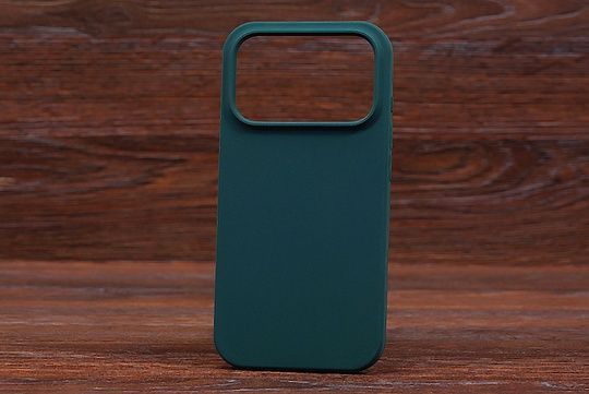 Silicone Case (no logo) Iph 17Pro Atrovirens (54)