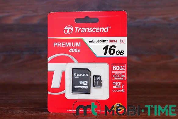 MSD 16GB Transcend/C10+SD