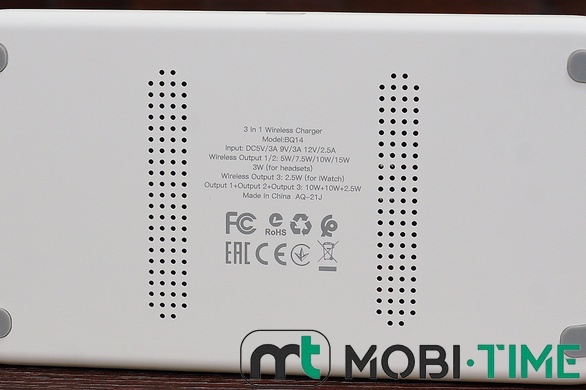 Бездротова зарядка Borofone BQ14 3in1 22.5W (біла)