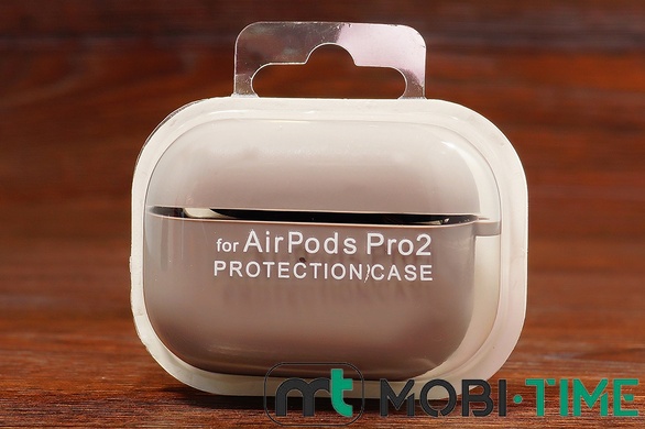 Футляр for Air Pods Pro 2 з мікрофіброю (pebble)