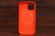 Silicone Case MagSafe iPhone 12ProMax Orange (13)