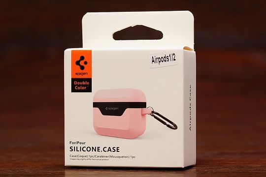 Футляр для навушників 1/2 Spigen (pink&black)
