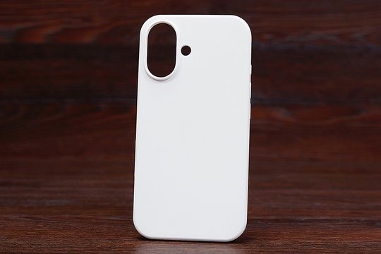 Silicone Case (no logo) Iph 16+ White (9)