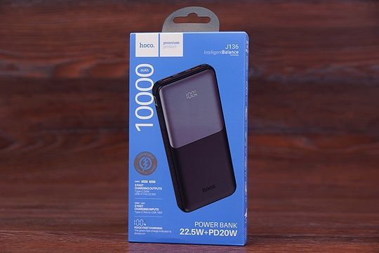 Power Bank HOCO J136 10000 mAh QC3.0+PD 22.5W (чорний)