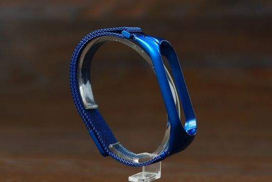 Ремінець MI Band 3/4 (метал) синій