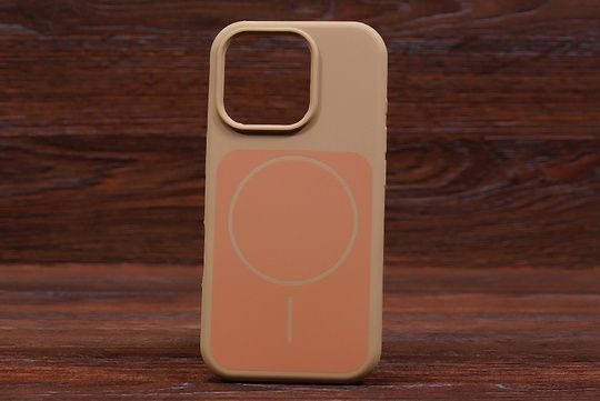 Silicone Soft Back Magsafe iPh 14ProMax Desert brown