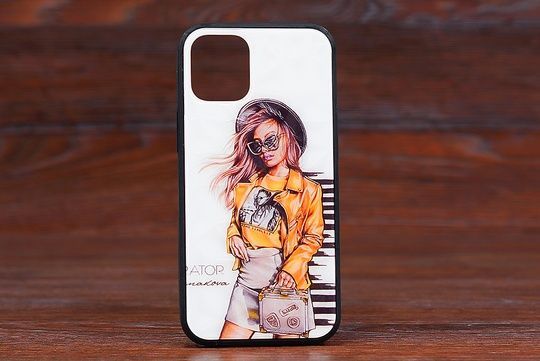 Кришкa Prisma for Sams A01Core Girl yellow