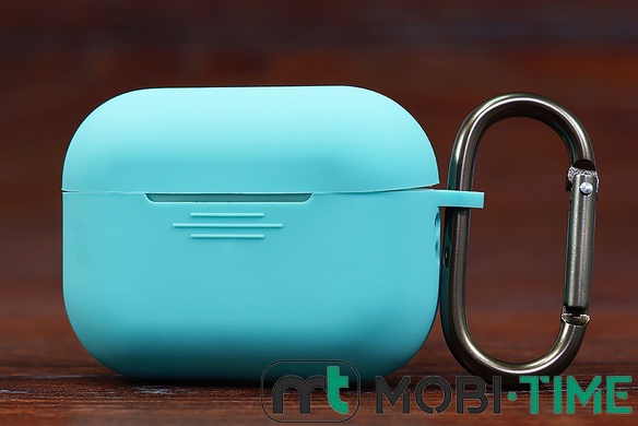 Футляр for AirPods Pro2 Carrying з карабіном (sea blue)