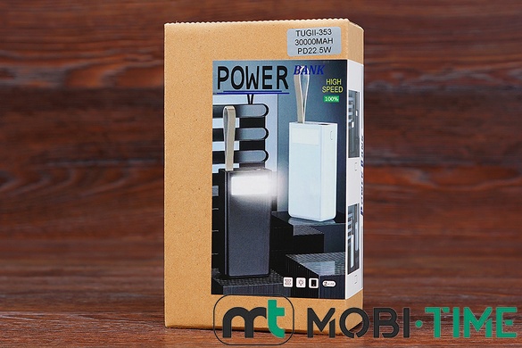 Power Bank TUGII-353 30000 mAh 22.5W (чорний)