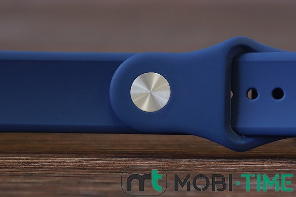 Ремінець AppleWatch резин.42/44/45/49 Blue Cobalt (36)