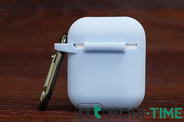 Футляр for AirPods 1/2 Carrying з карабіном (lilac)