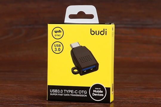 OTG Budi DC151B Type-C на USB (чорний)
