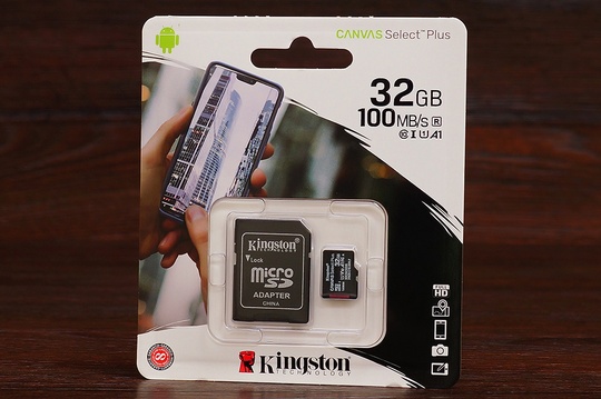 MSD 32GB Kingston Canvas Select+ A1(100Mb/s) /C10+SD