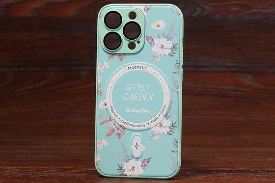 Накладка Secret Garden MagSafe Iph 13Pro Mint