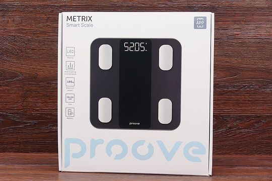 Ваги підлогові Proove Metrix 0.5-180kg (темно-сірі)