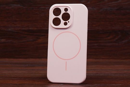 Silicone Soft Close Magsafe iPh 15Pro Pink