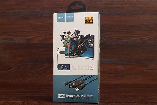 Перехідник HOCO UA14 lightning to HDMI (2m) (уцінка)