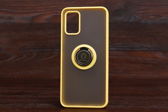 Goospery Case Sams A02s with magnetic ring Yellow