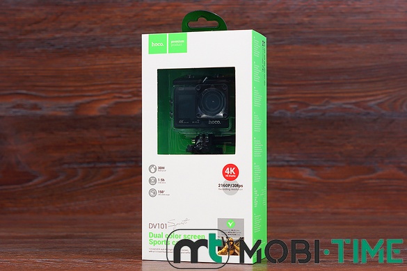 Action Camera Hoco DV101 Dual color 4K/30fps (чорна)