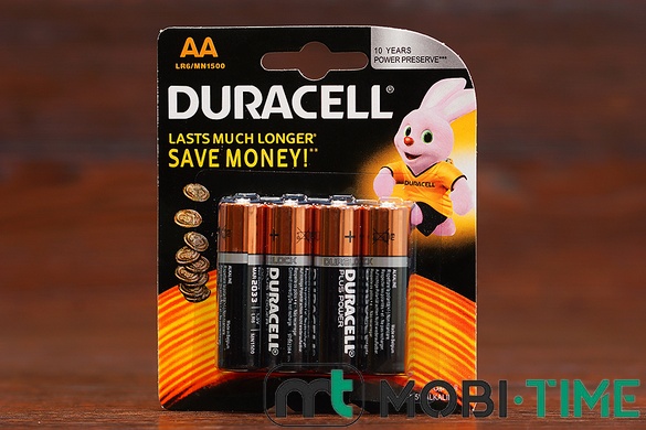 Батарейки DURACELL (AA) (4шт)