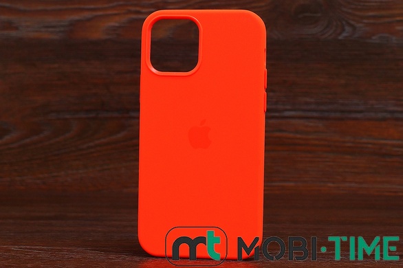 Silicone Case MagSafe iPhone 12/12Pro Orange (13)