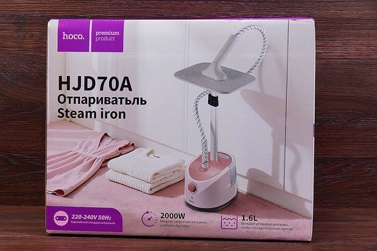 Ручний відпарювач для одягу Hoco HJD70A 2000W (рожевий)