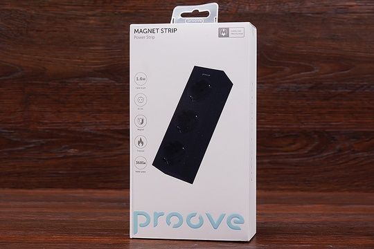 Мережевий подовжувач Proove Magnet Stri (1.6m) (чорний)