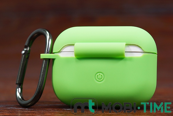 Футляр for AirPods Pro2 Carrying з карабіном (green)