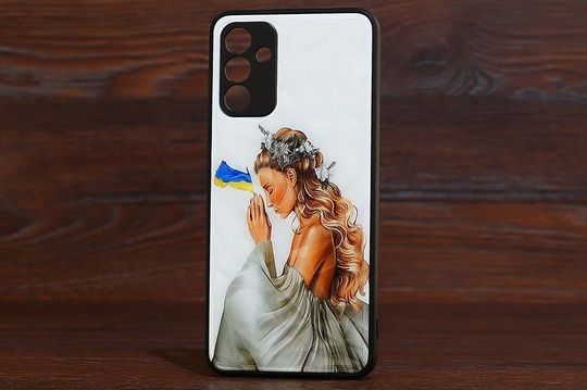 Кришкa Prisma for Sams A32 4G Girl with flag