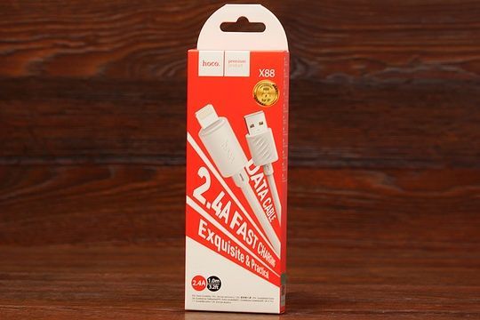 USB Кабель lightning HOCO X88 (1m) (дефект упаковки)