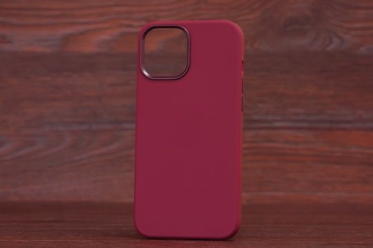 Silicone Case (no logo) Iph 7+/8+ Maroon (42)